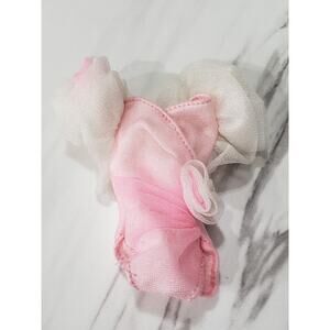 Barbie Mattel Fashion‎ Home Pretty Doll Party Dress Pink Roses Vintage 1990 80s